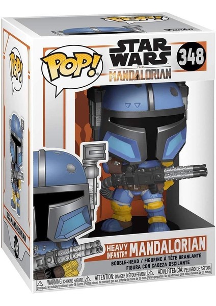 Star Wars: The Mandalorian - Ağır Piyade Mandalorian (Paz Vizsla) Funko Pop! Vinil Figür (Uyumlu Pop
