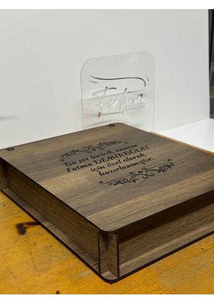 Kur'an-I Kerim Seti Kadife Kaplı Bilgisayar Hatlı Ahşap Plaket Kutulu - Mor fırsatları