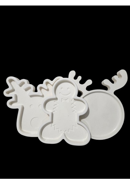 Yılbaşı Eğlencesi Servis Seti - Beyaz ( Kırılmaz ) fiyatları