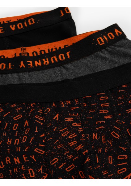 3'lü Boxer Seti Baskı Detaylı Çok Renkli indirimleri