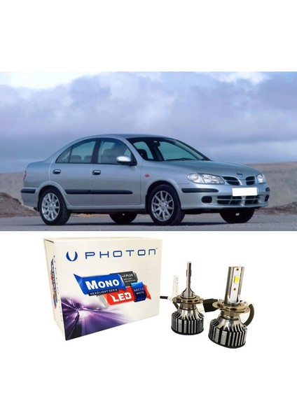Nissan Almera LED Xenon Uzun Far Ampulü H1 Mono Yeni Seri Beyaz 2001-2004