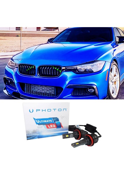 Bmw F30 LED Xenon Sis Farı Ampulü H8 Ultimate Yeni Seri Beyaz