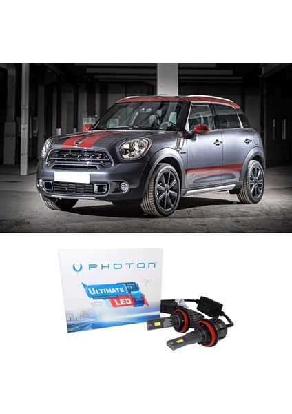 Mini Cooper Countryman R60 LED Xenon Sis Far Ampulü H8 Ultimate Yeni Seri Beyaz 2010-2016