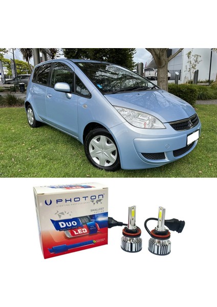 Mitsubishi Colt LED Xenon Kısa Far Ampulü H7 Duo Yeni Seri Beyaz 2004+