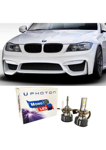 Bmw E90 LED Xenon Kısa Far Ampulü H7 Mono Yeni Seri Beyaz