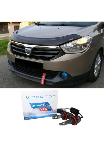 Dacia Lodgy Uzun LED Xenon Kısa Far Ampulü H4 Ultimate Yeni Seri Beyaz