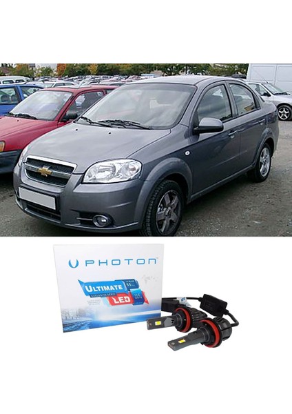 Chevrolet Aveo LED Xenon Uzun + Kısa Far Ampulü H4 Ultimate Yeni Seri Beyaz