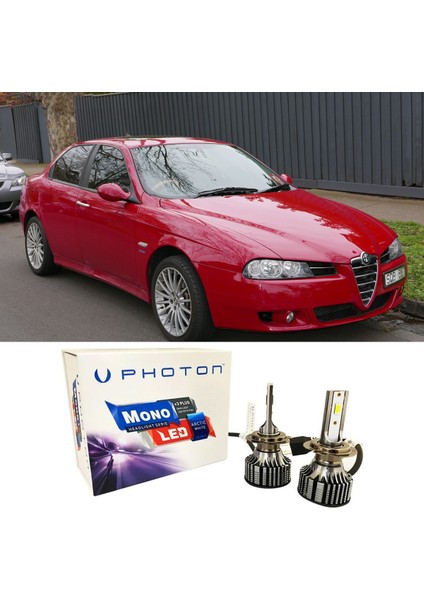 Alfa Romeo 156 LED Xenon Uzun Far Ampulü H1 Mono Yeni Seri Beyaz