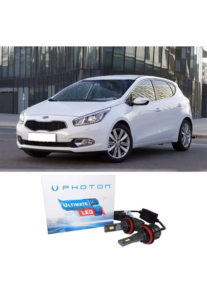 Kia Ceed LED Xenon Sis Far Ampulü H8 Ultimate Yeni Seri Beyaz 2011-2017