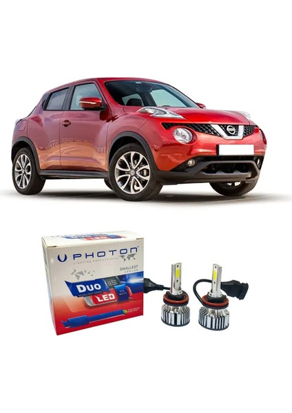 Nissan Juke LED Xenon Uzun Far Ampulü Hb3 Duo Yeni Seri Beyaz 2014+