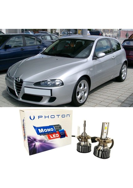 Alfa Romeo 147 LED Xenon Uzun Far Ampulü H7 Mono Yeni Seri Beyaz