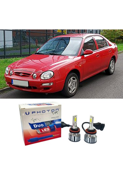 Kia Shuma LED Xenon Uzun Far Ampulü H7 Duo Yeni Seri Beyaz 2002-2004