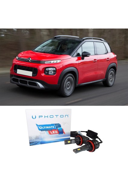 Citroen C3 Aircross LED Xenon Sis Far Ampulü H11 Ultimate Yeni Seri Beyaz 2017+