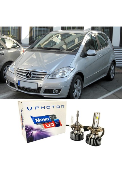Mercedes A W169 LED Xenon Kısa Far Ampulü H7 Mono Yeni Seri Beyaz