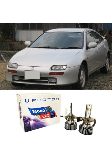 Mazda 323 Lantis LED Xenon Uzun Far Ampulü H1 Mono Yeni Seri Beyaz