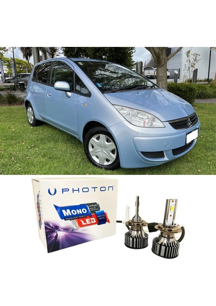 Mitsubishi Colt LED Xenon Kısa Far Ampulü H7 Mono Yeni Seri Beyaz 2004+