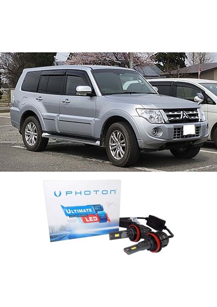 Mitsubishi Pajero LED Xenon Uzun + Kısa Far Ampulü H4 Ultimate Yeni Seri Beyaz