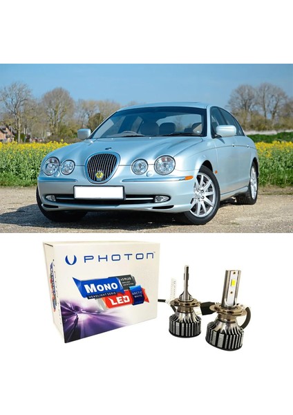 Jaguar S Type LED Xenon Kısa Far Ampulü H7 Mono Yeni Seri Beyaz