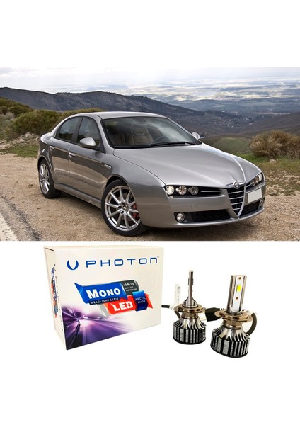 Alfa Romeo 159 LED Xenon Uzun Far Ampulü H7 Mono Yeni Seri Beyaz
