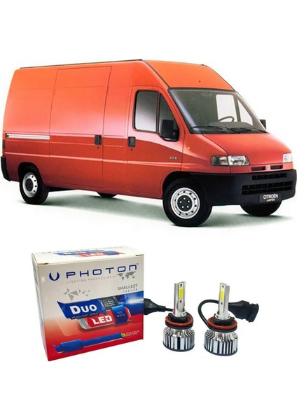 Citroen Jumper LED Xenon Sis Far Ampulü H3 Duo Yeni Seri Beyaz 1994-2002