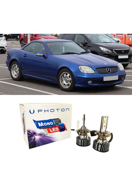 Mercedes Slk R170/R171 LED Xenon Kısa Far Ampulü H7 Mono Yeni Seri Beyaz
