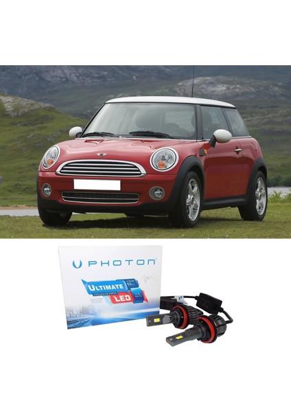Mini Cooper R56 LED Xenon Sis Far Ampulü H8 Ultimate Yeni Seri Beyaz 2006-2013