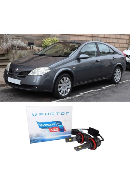 Nissan Primera LED Xenon Uzun Far Ampulü H1 Ultimate Yeni Seri Beyaz 2000-2003