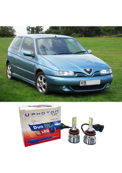 Alfa Romeo 145 LED Xenon Uzun Far Ampulü H1 Duo Yeni Seri Beyaz