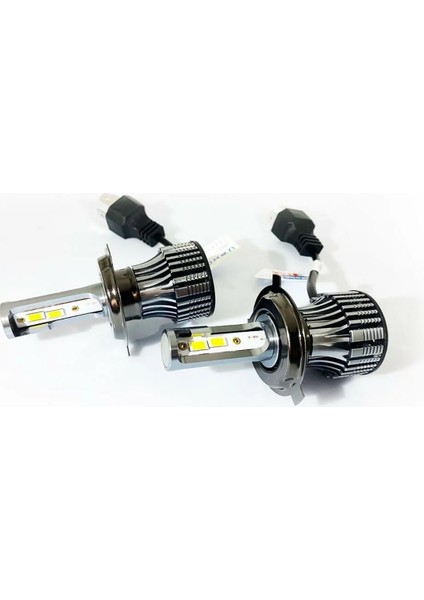 Daewo Matiz LED Xenon Uzun + Kısa Far Ampulü H4 Mono Yeni Seri Beyaz