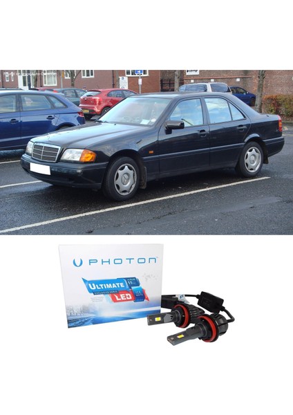 Mercedes C W202 LED Xenon Uzun Far Ampulü H1 Ultimate Yeni Seri Beyaz