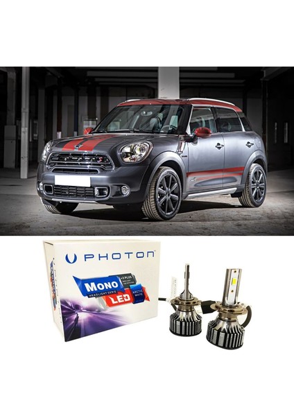 Mini Cooper Countryman R60 LED Xenon Sis Far Ampulü H8 Mono Yeni Seri Beyaz 2010-2016
