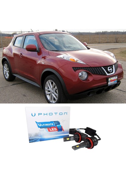 Nissan Juke LED Xenon Uzun + Kısa Far Ampulü H4 Ultimate Yeni Seri Beyaz 2010-2014