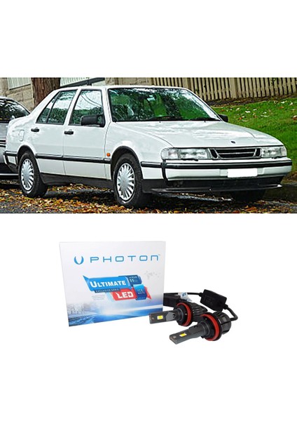 Saab 9000 LED Xenon Uzun Far Ampulü H1 Ultimate Yeni Seri Beyaz