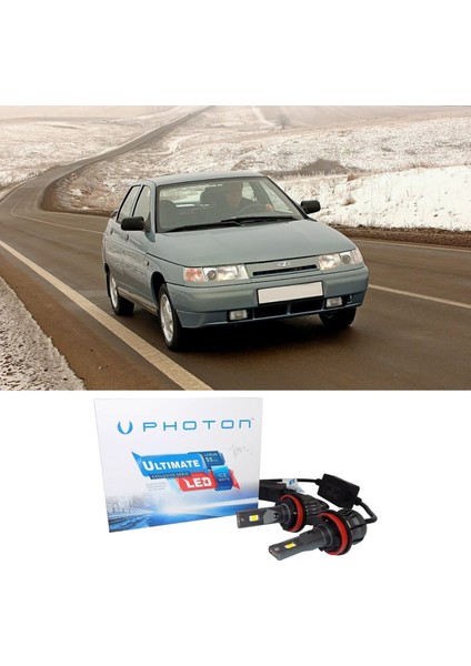 Lada Vega 2110 LED Xenon Kısa Far Ampulü H1 Ultimate Yeni Seri Beyaz