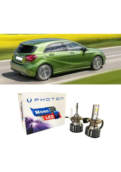 Mercedes A180 LED Xenon Kısa Far Ampulü H7 Mono Yeni Seri Beyaz 2012-2018