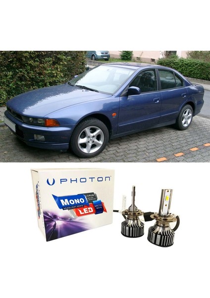 Mitsubishi Galant LED Xenon Uzun Far Ampulü H1 Mono Yeni Seri Beyaz 1998+