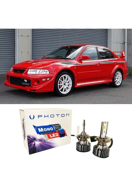 Mitsubishi Lancer LED Xenon Uzun Far Ampulü Hb3 Mono Yeni Seri Beyaz
