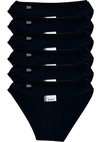 Tutku 6'lı Paket Kadın Elastan Likralı Pamuk Düz Bikini Slip Külot Standart ( M -L ) 715 fiyatları
