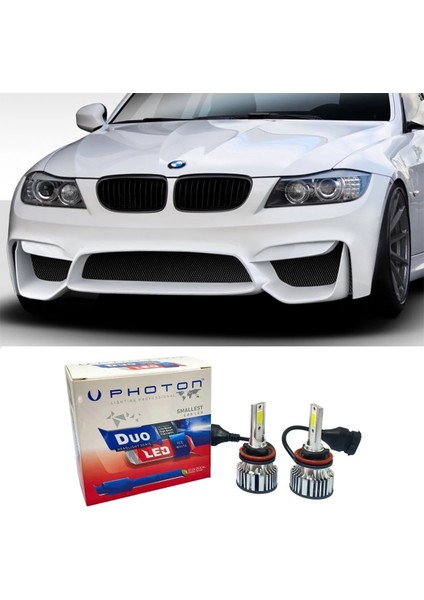 Bmw E90 LED Xenon Kısa Far Ampulü H7 Duo Yeni Seri Beyaz