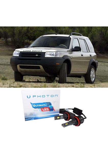 Land Rover Freelander LED Xenon Uzun + Kısa Far Ampulü H4 Ultimate Yeni Seri Beyaz 1997-2001