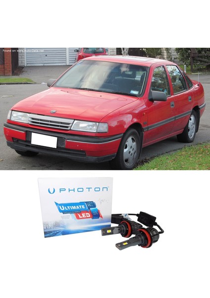 Opel Vectra LED Xenon Uzun + Kısa Far Ampulü H4 Ultimate 9500 Lumens Yeni Seri Beyaz 1988-1995