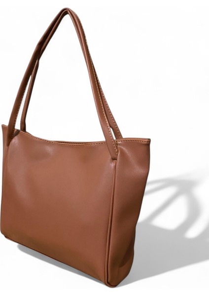 Cestusbags Kahverengi Yumuşak Deri Büyük Boy Kadın Çantası modelleri