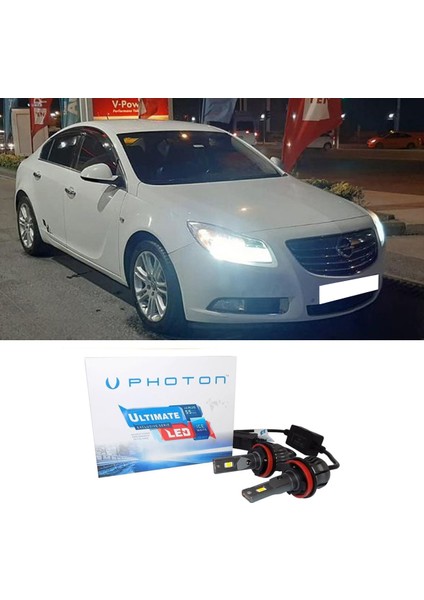 Opel Insignia A LED Xenon Sis Far Ampulü H10 Ultimate 9500 Lumens Yeni Seri Beyaz 2008-2017