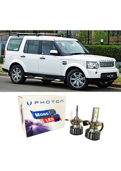 Land Rover Discovery LED Xenon Uzun + Kısa Far Ampulü H4 Mono Yeni Seri Beyaz