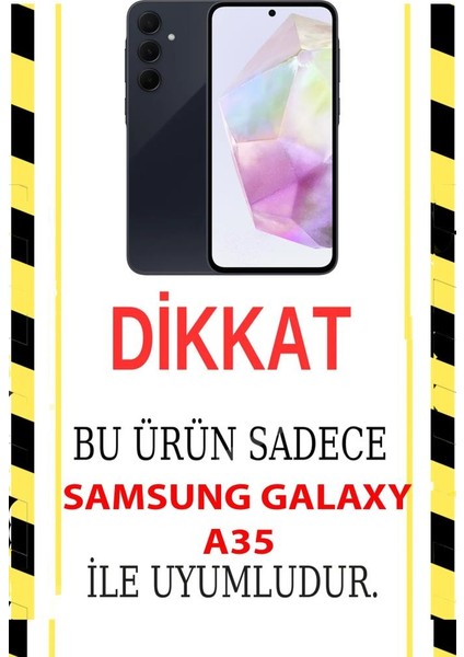 Samsung Galaxy A35 Uyumlu Sevimli Kuzu 3D Oyuncak Tasarımlı El Geçmeli Renkli Silikon Kılıf