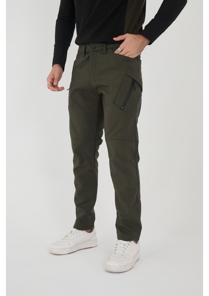 CAMP594 Outdoor Softshell Su Ve Rüzgara Dayanıklı içi Polarlı Kışlık Erkek Taktik Pantolon modelleri