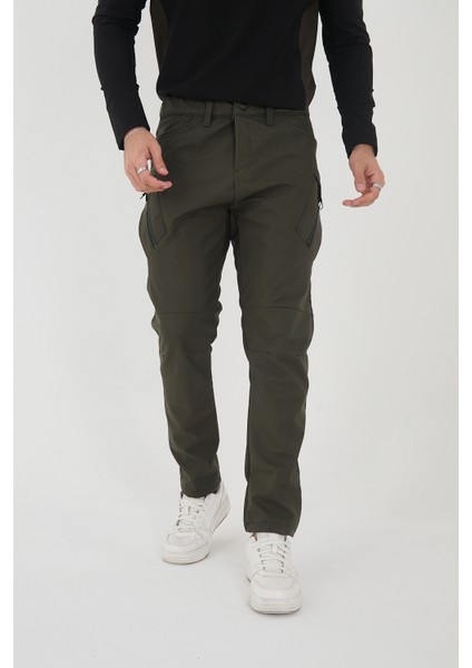 CAMP594 Outdoor Softshell Su Ve Rüzgara Dayanıklı içi Polarlı Kışlık Erkek Taktik Pantolon fırsatları