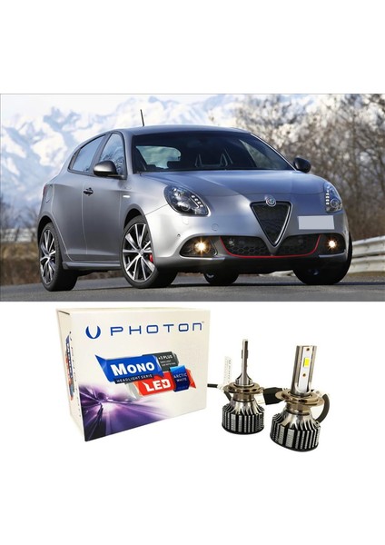 Alfa Romeo Giulietta LED Xenon Uzun Far Ampulü H1 Mono Yeni Seri Beyaz