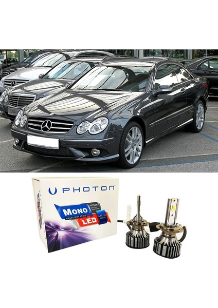Mercedes Clk C209 LED Xenon Kısa Far Ampulü H7 Mono Yeni Seri Beyaz