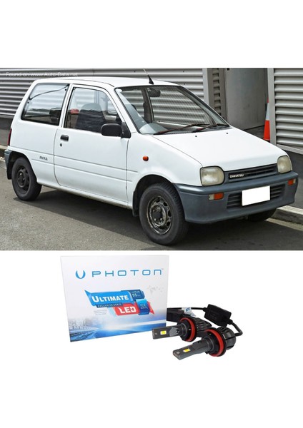 Daihatsu Cuore LED Xenon Uzun + Kısa Far Ampulü H4 Ultimate Yeni Seri Beyaz